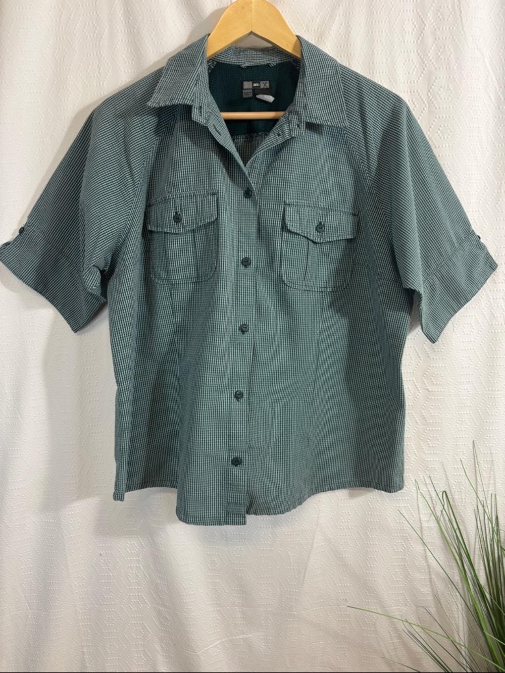 REI Co-op button-up short sleeve hiking UPF 30